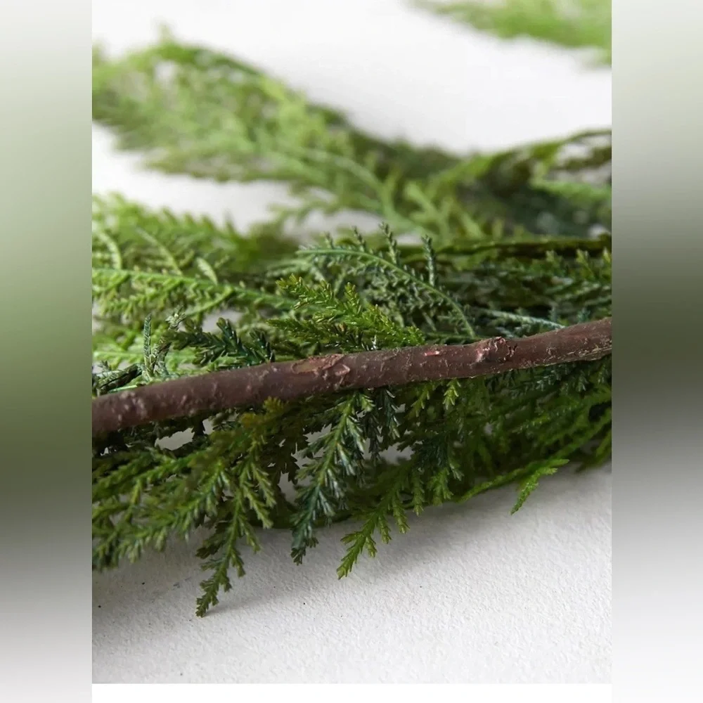 Anthropologie 9ft Faux Cedar Garland Terrain
